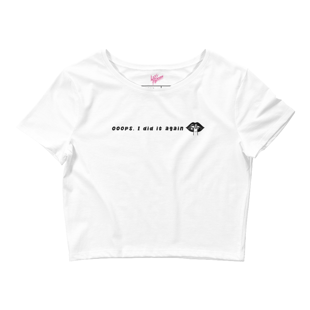 OOOPS CROP TOP // WHITE