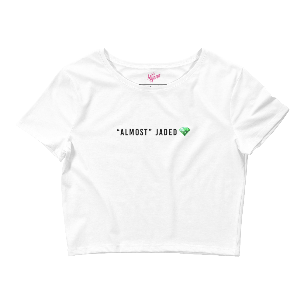 "ALMOST" CROP TOP // WHITE