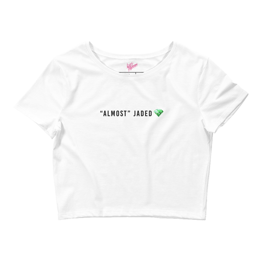 "ALMOST" CROP TOP // WHITE